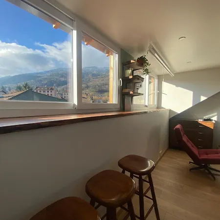 Apartment Grand T1 Familial, Videoprojecteur Et Superbe Vue ! Allevard